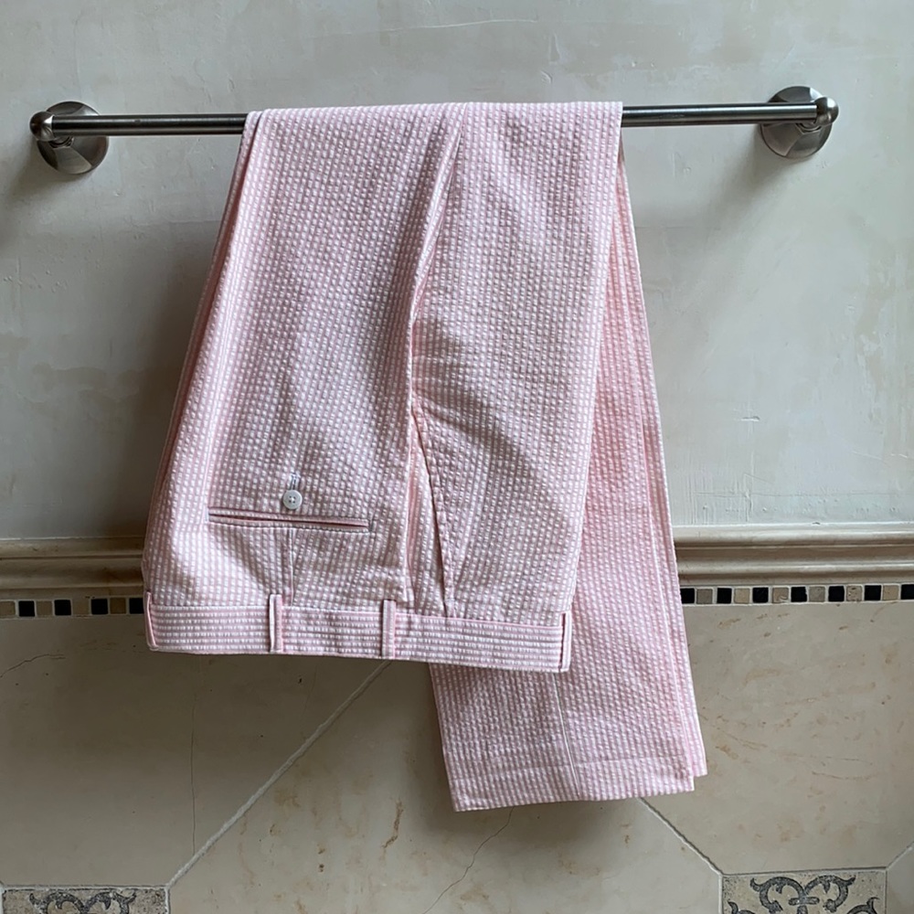 Murray’s Toggery Shop Pink Seersucker Pants